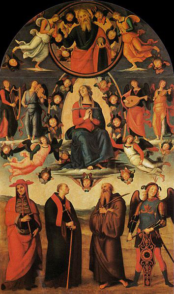 Assumption of the Virgin with Four Saints